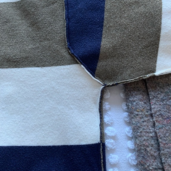 Free People Coastal Stripe zip pullover tunic sweater - Picture 8 of 14